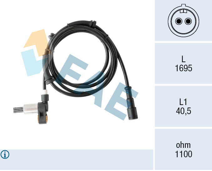 Sensor, wheel speed - 78557 FAE