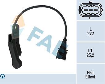Sensore, Posizione albero a camme - 79138 FAE