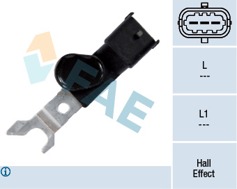 Sensore, Posizione albero a camme - 79168 FAE