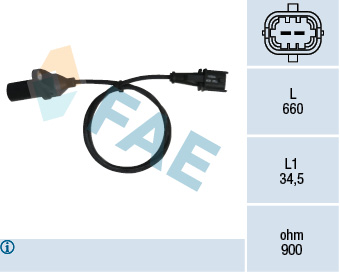 Sensor, crankshaft pulse - 79220 FAE