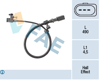 Sensor, crankshaft pulse - 79384 FAE