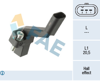 Sensor, crankshaft pulse - 79521 FAE