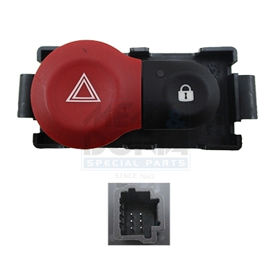 Hazard Light Switch - 23647 MEAT & DORIA