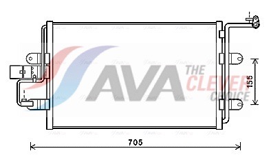 Condenser, air conditioning - AI5130 AVA QUALITY COOLING