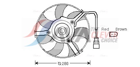 Fan, radiator - AI7516 AVA QUALITY COOLING