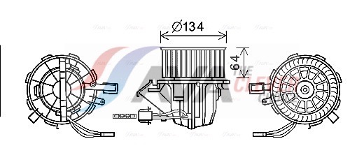 Interior Blower - AI8391 AVA QUALITY COOLING