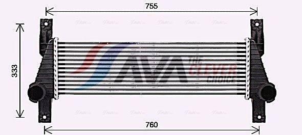 Intercooler - FD4655 AVA QUALITY COOLING