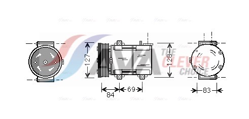 Compressore, Climatizzatore - FDAK167 AVA QUALITY COOLING