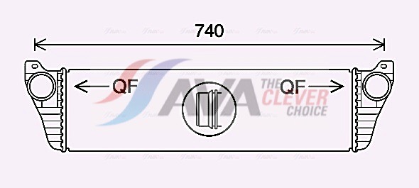 Intercooler - MS4690 AVA QUALITY COOLING