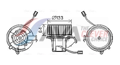 Interior Blower - MS8628 AVA QUALITY COOLING