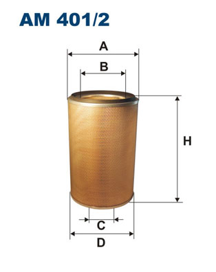 Air Filter - AM 401/2 FILTRON