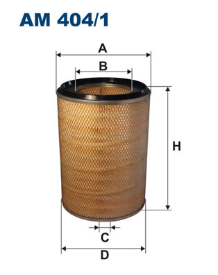 Air Filter - AM 404/1 FILTRON