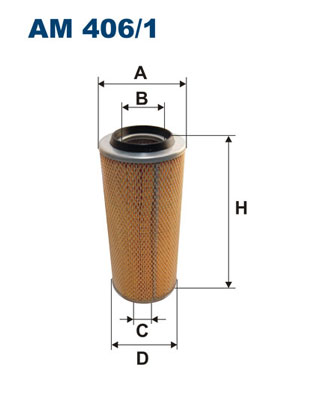 Air Filter - AM 406/1 FILTRON