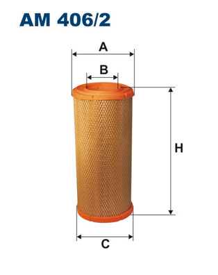 Luftfilter - AM 406/2 FILTRON