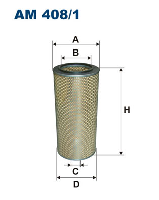 Air Filter - AM 408/1 FILTRON