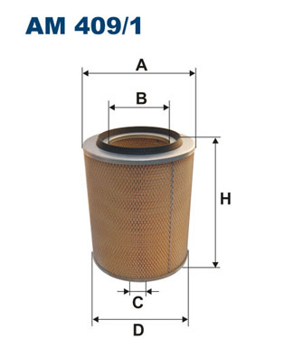 Air Filter - AM 409/1 FILTRON