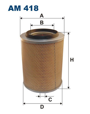 Filtro aria - AM 418 FILTRON
