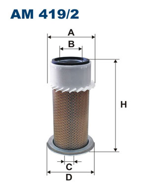 Air Filter - AM 419/2 FILTRON