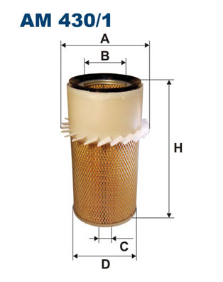 Filtro aria - AM 430/1 FILTRON