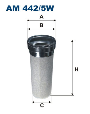 Secondary Air Filter - AM 442/5W FILTRON