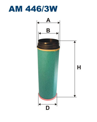 Filtro aria secondaria - AM 446/3W FILTRON