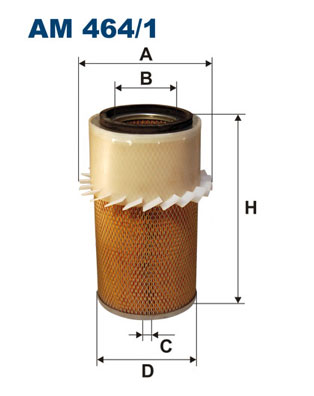 Filtro aria - AM 464/1 FILTRON