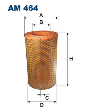 Air Filter - AM 464 FILTRON