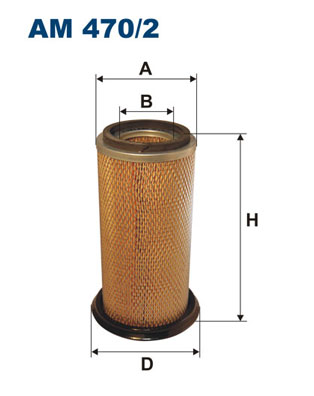 Air Filter - AM 470/2 FILTRON