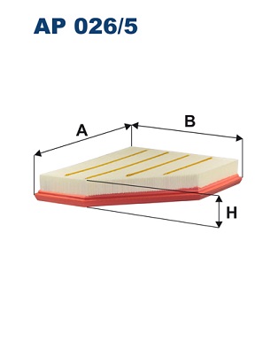 Air Filter - AP 026/5 FILTRON