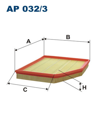 Air Filter - AP 032/3 FILTRON