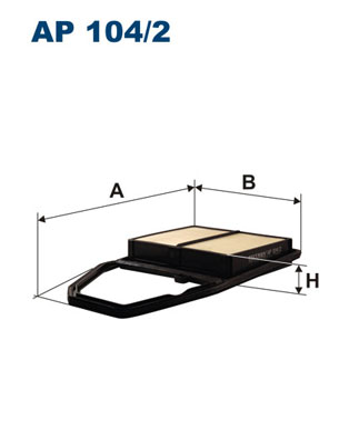Air Filter - AP 104/2 FILTRON