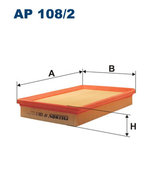 Air Filter - AP 108/2 FILTRON