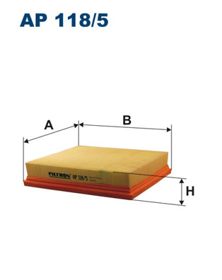Air Filter - AP 118/5 FILTRON