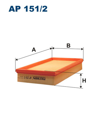 Air Filter - AP 151/2 FILTRON
