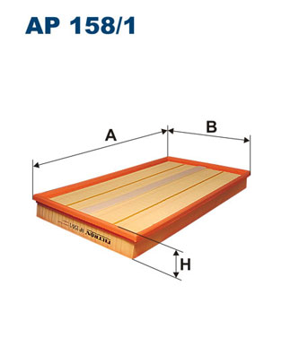 Air Filter - AP 158/1 FILTRON