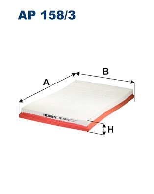 Air Filter - AP 158/3 FILTRON