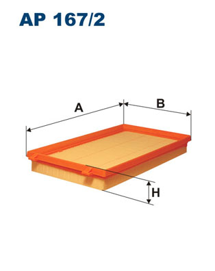Air Filter - AP 167/2 FILTRON