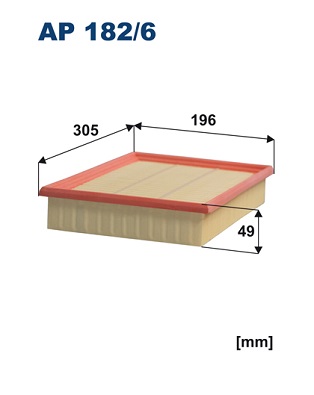Air Filter - AP 182/6 FILTRON