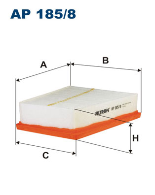 Air Filter - AP 185/8 FILTRON