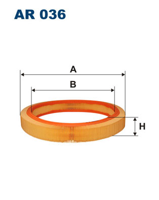 Luftfilter - AR 036 FILTRON