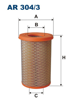 Luftfilter - AR 304/3 FILTRON