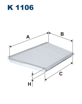 Filter, interior air - K 1106 FILTRON