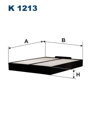 Filtro, Aria abitacolo - K 1213 FILTRON