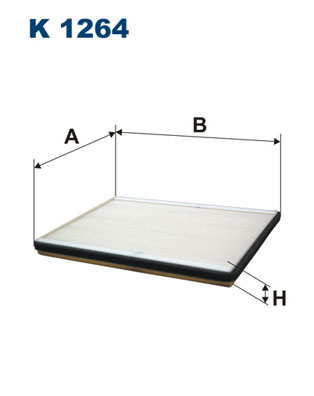 Filter, Innenraumluft - K 1264 FILTRON