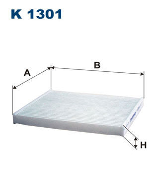 Filter, Innenraumluft - K 1301 FILTRON