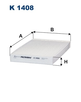 Filter, interior air - K 1408 FILTRON