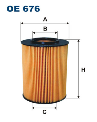 Filtro olio - OE 676 FILTRON