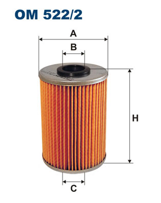 Oil Filter - OM 522/2 FILTRON
