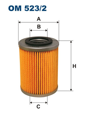 Oil Filter - OM 523/2 FILTRON