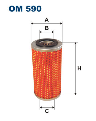 Oil Filter - OM 590 FILTRON